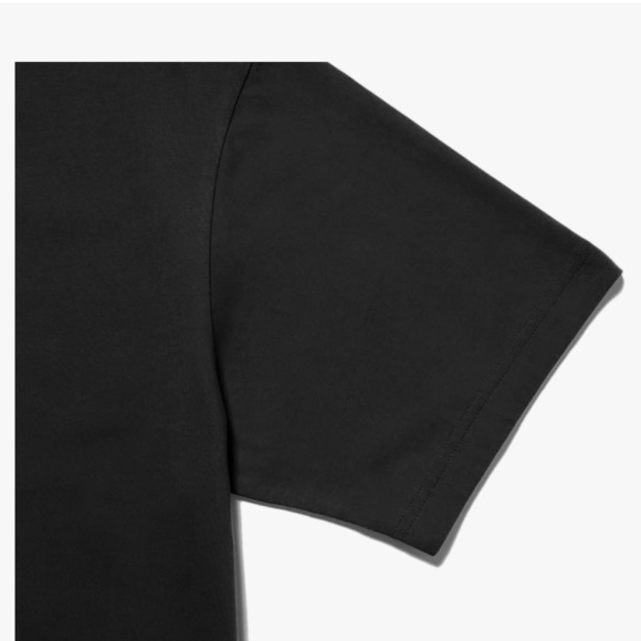 Black T-Shirt with Green Clover Design - Picture 3 of 5